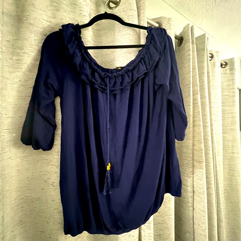 Blue Iman blouse